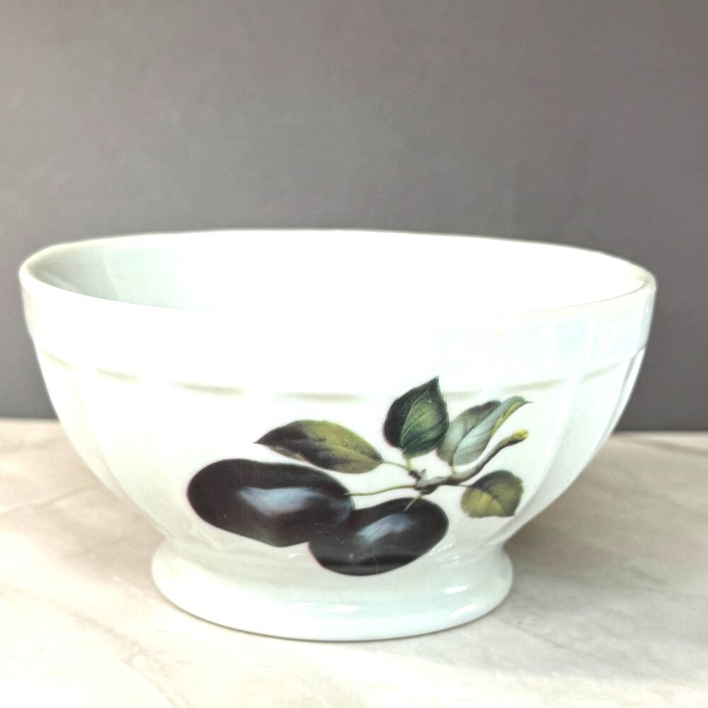 1990 Custom Made BIA International Cordon Bleu Footed Olive Bowl Lemon Olives